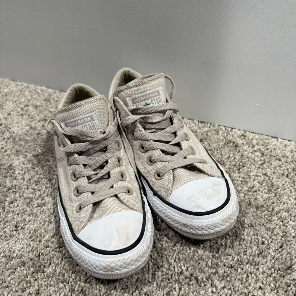 Converse Off-White Canvas Sneakers